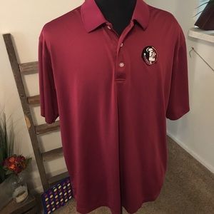 PGA Men’s FSU Polo - OLD FSU LOGO❤️💛